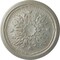 Ekena Millwork Luton Ceiling Medallion (Fits Canopies up to 1 1/8"), Hand-Painted Flash Gold, 15 3/4"OD x 5/8"P CM16LUFLS - alternate 1